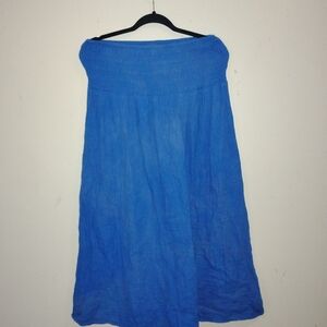 Old Navy Strapless Blue Dress